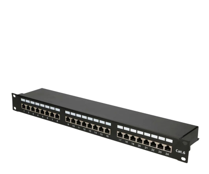Akcesorium do szafy RACK Extralink Patchpanel 24 porty CAT6 STP V2 EX.9830